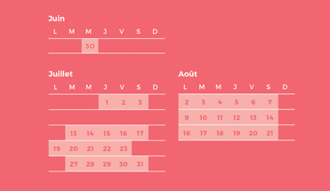 calendrier FNOC 2021
