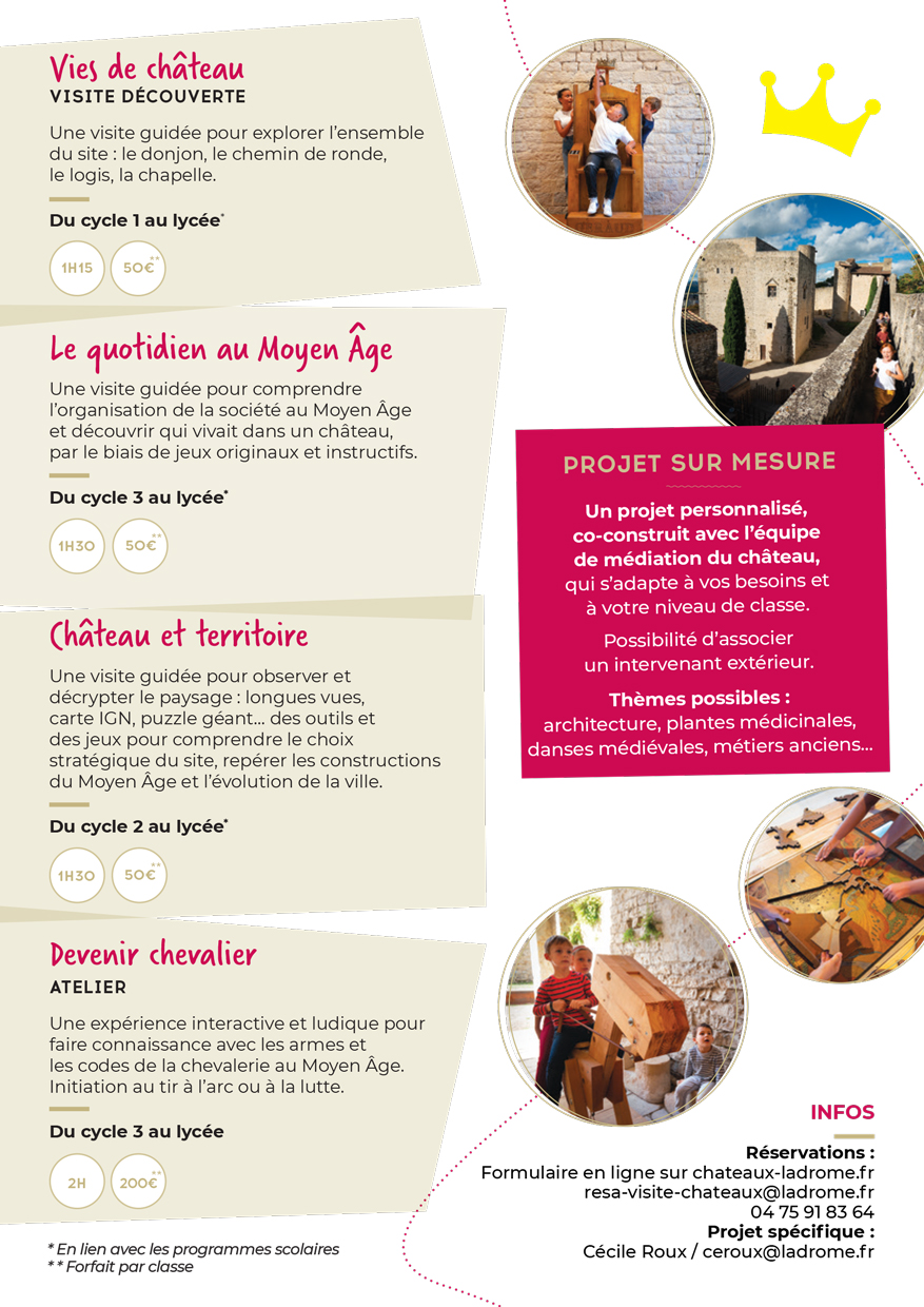 Flyer scolaire Montelimar 2023